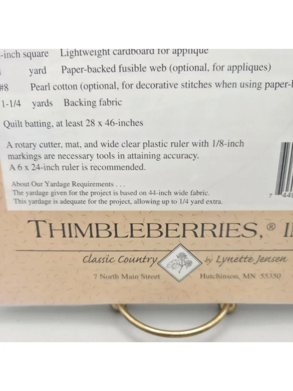 Autumn Medley Quilt Pattern Thimbleberries Table Runner Pumpkins Sunflower